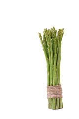 asparagus on white background