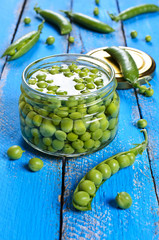 Canned peas
