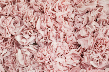 close-up handmade rose flower backdrop