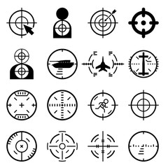 Vector target icons