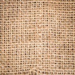 High detailed texture of sack material
