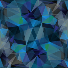 Fototapeta premium blue polygonal background