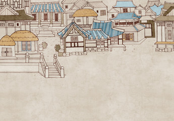 Korean traditional houses C
