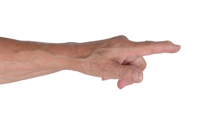 Hand of an old woman