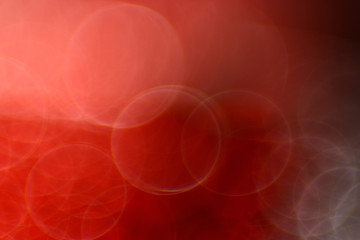 red background water drops blur