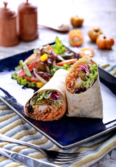 mexican burritos prawn