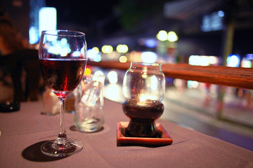 alcoholic cocktail in a restaurant