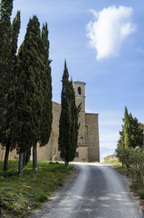 Italian church in Tuscany