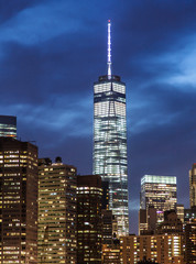 Fototapeta na wymiar World Trade Center Manhattan, New York City