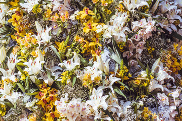 Flower arrangement background