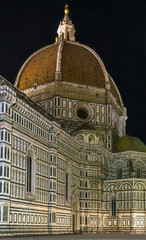 Fototapeta premium Florence Cathedral in evening, Italy