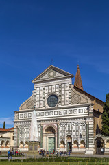 Fototapeta na wymiar Basilica of Santa Maria Novella, Florence, Italy