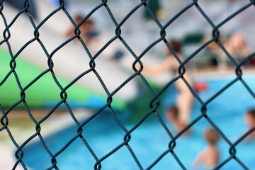 Naklejka premium aquatic park concept