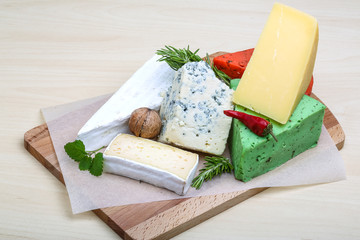 Assortment cheese