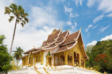 Obraz premium Haw Pha Bang temple in Luang Prabang in Laos