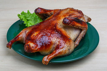 Roasted duck