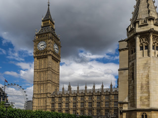 Fototapeta na wymiar Big Ben, Houses of Westminster, London, England