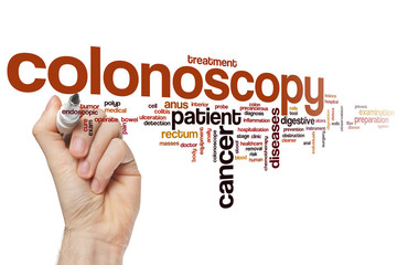 Colonoscopy word cloud