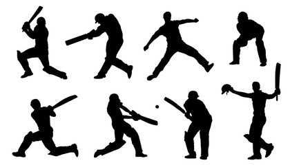 cricket silhouettes