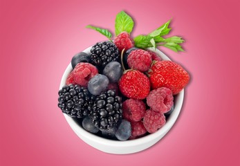 Berry Fruit, Fruit, Bowl.