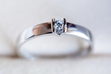 Diamond ring as a gift