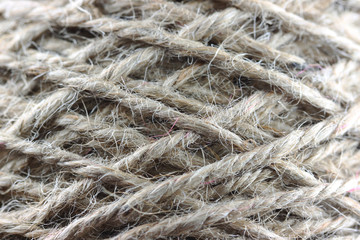 background with roll rope.