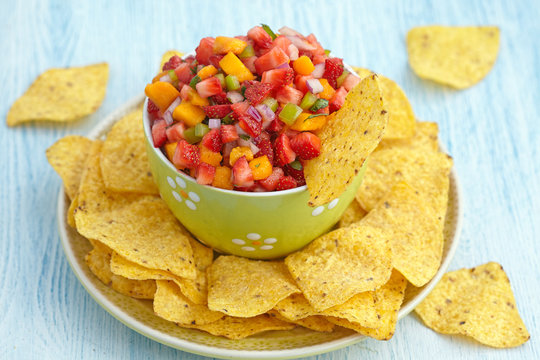 Strawberry Mango Salsa