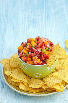 Strawberry Mango Salsa