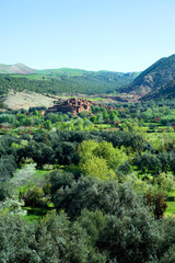 Morocco, Atlante mountains, an old village in the Ourika valley