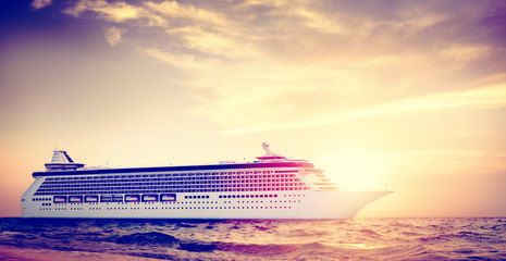 Yacht Cruise Ship Sea Ocean Tropical Scenic Concept