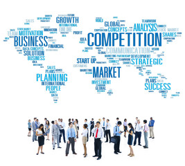 Competition Market Global Challenge Contest Concept