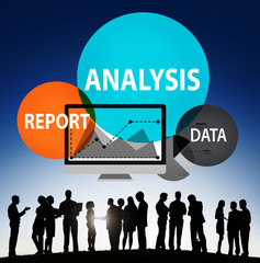 Analysis Report Data Strategy Corporate Concept