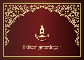 Oil lamp, Diwali greetings , royal Rajasthan, India © SIRIUS*