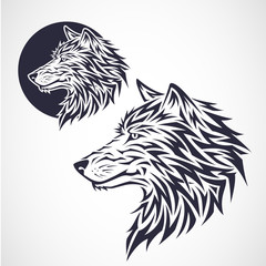 Wolf head emblem