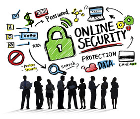 Online Security Protection Internet Safety Business Communicatio