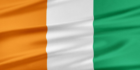 Cote d'Ivoire Flag.