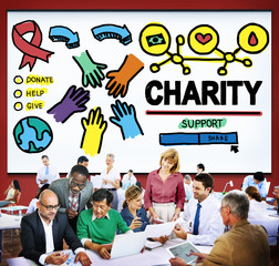 Charity Donation Give Help Support Concept
