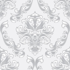 Seamless Damask Pattern Wallpaper Vector