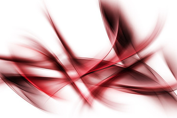 Dark Red Powerful Abstract Waves Background - obrazy, fototapety, plakaty