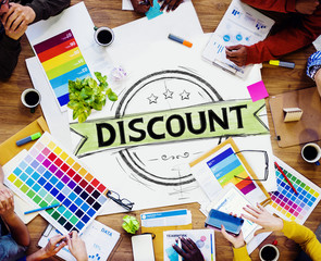 Discount Sales Selling Commerce Marketing Concept