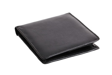 Black leather wallet