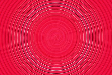 abstract spiral bright red