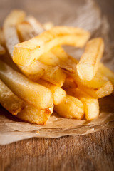 French fries close up