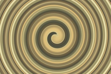abstract spiral golden brown