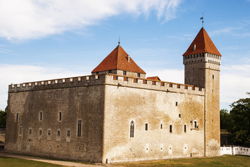 Fototapeta na wymiar Kuressaare Episcopal Castle Saareema island, Estonia