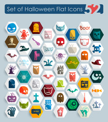 Set of Halloween icons