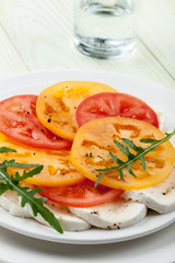Mozzarella with tomato