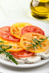 Mozzarella with tomato