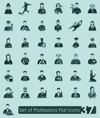 Obraz premium Set of professions icons