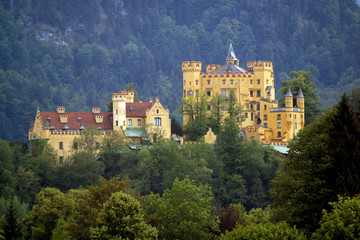 Fototapeta premium Germania,Baviera castello di Hohenschwangau